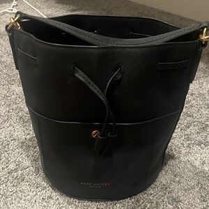 Marc Jacobs Black Drawstring Shoulder Bag